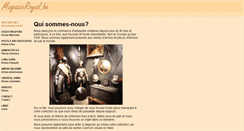Desktop Screenshot of magazinroyal.be
